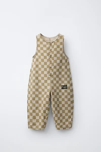 SALOPETTE LONGUE À DAMIER