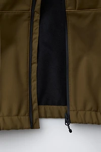 HOODED TECHNICAL JACKET