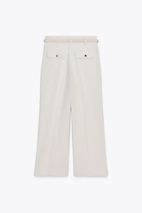 PANTALON LONGUEUR 7/8 CEINTURE CHAÎNE