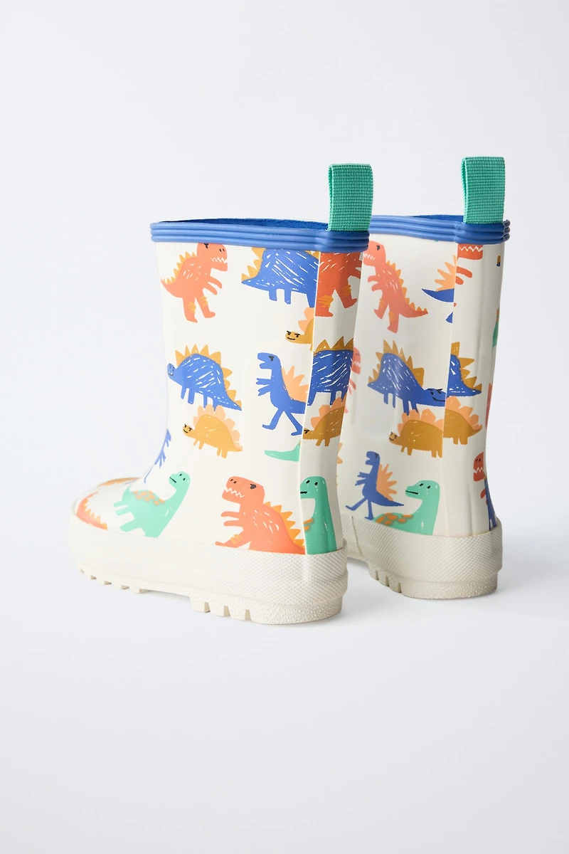 DINOSAUR RAIN BOOTS