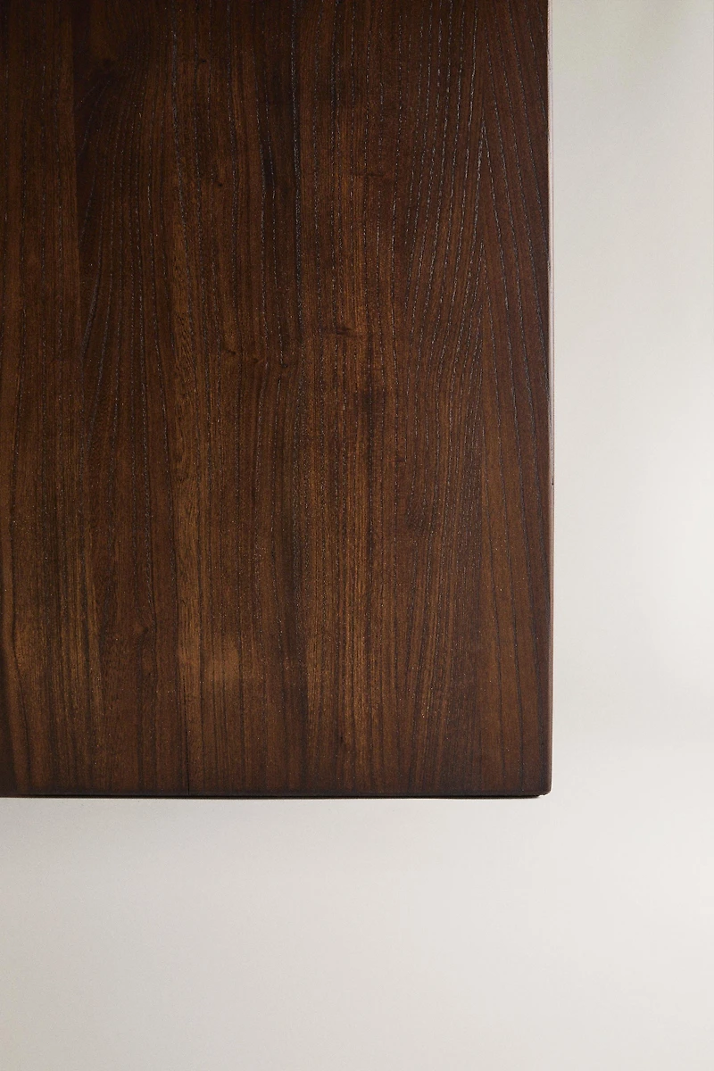 WOODEN CUBE SIDE TABLE