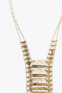 METAL PLATE NECKLACE
