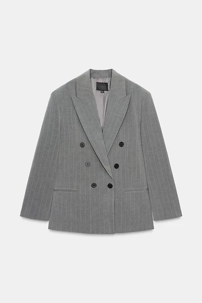 OVERSIZED PINSTRIPE BLAZER