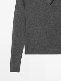 Pull en laine et soie
