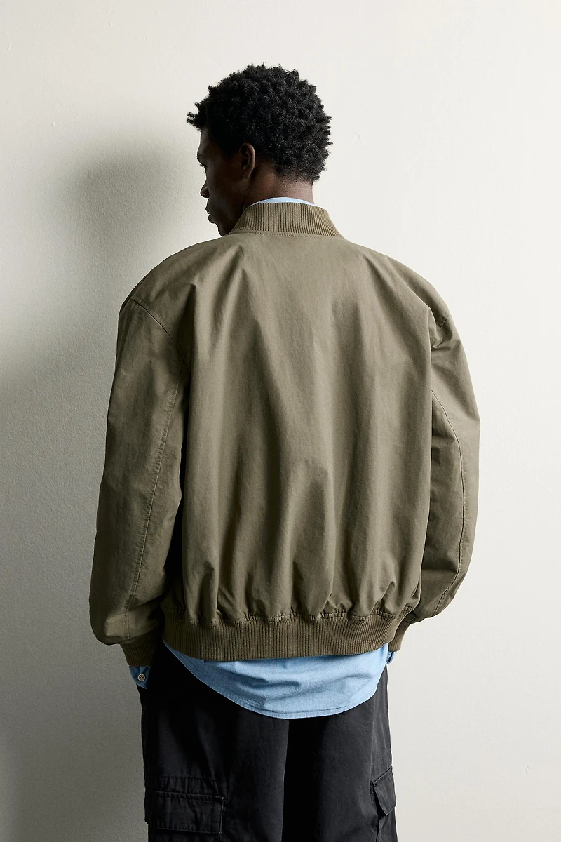 REGULAR FIT BOMBER JACKET