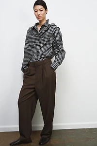 PLEATED WOOL PANTS ZW COLLECTION