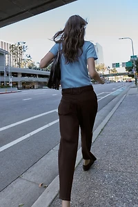 BALLOON PLEATED PANTS