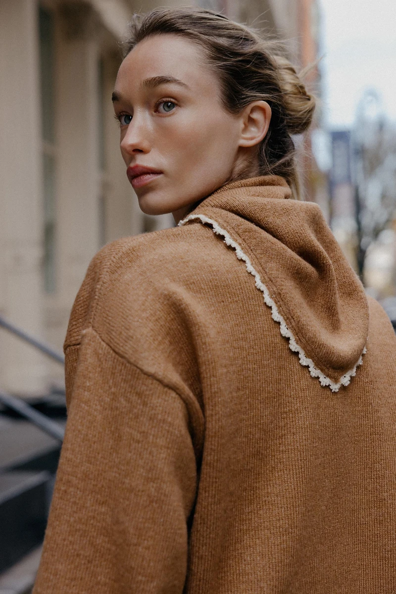 BANDANA LACE KNIT JUMPER