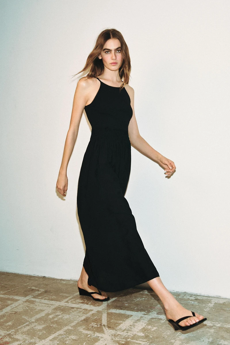 ROBE BIMATIÈRE À BRETELLES