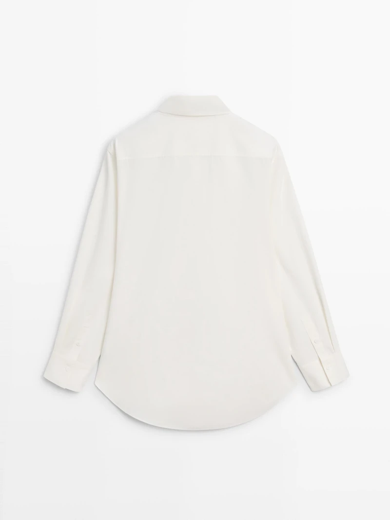 Chemisier boutons fantaisie 100 % coton