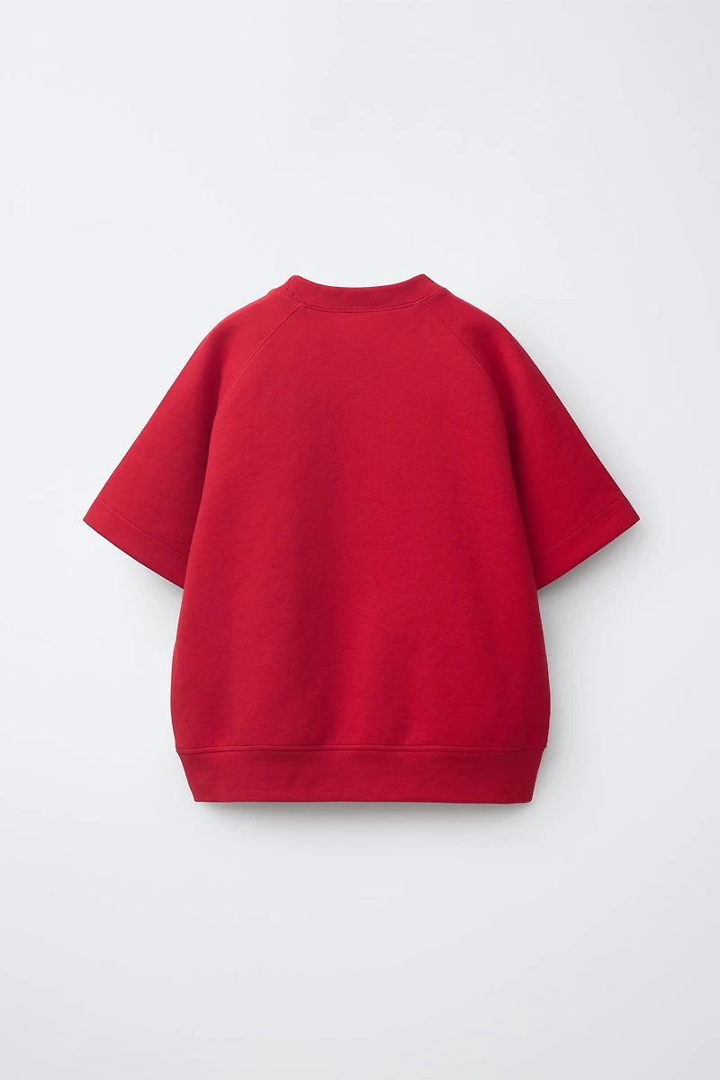 INTERLOCK SPORTY LOGO SWEATSHIRT