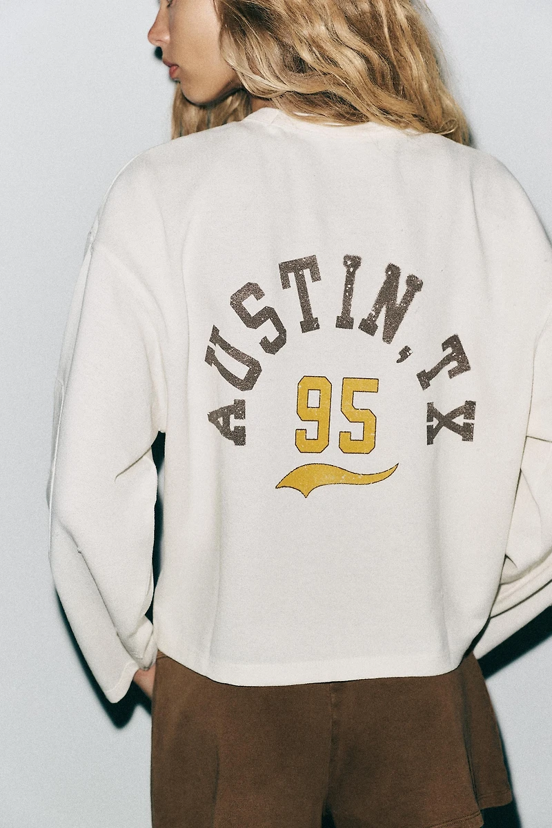 TEXT SWEATSHIRT