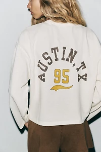 TEXT SWEATSHIRT
