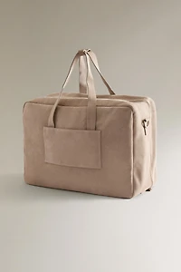 SAC DE VOYAGE CROÛTE DE CUIR
