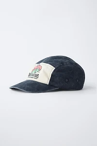 CASQUETTE EFFET DÉLAVÉ BRODÉ