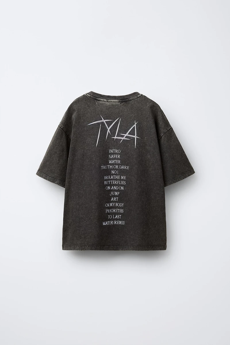 TYLA © WASHED EFFECT T-SHIRT