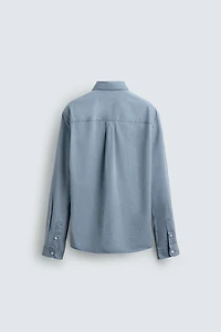 CHEMISE FLUIDE DÉLAVÉE