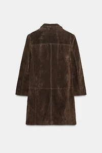 100% SUEDE COAT ZW COLLECTION LIMITED EDITION