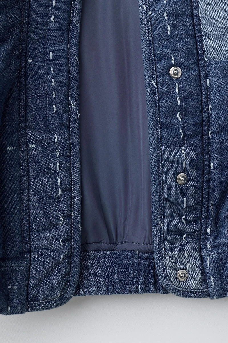 PATCHWORK BOMBER JACKET