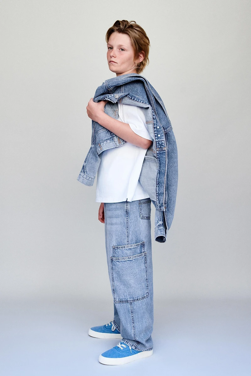 FLOWY CARGO JEANS