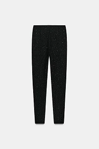 HIGH-WAISTED SPARKLY LEGGINGS