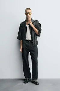 CHEMISE VISCOSE - LIN
