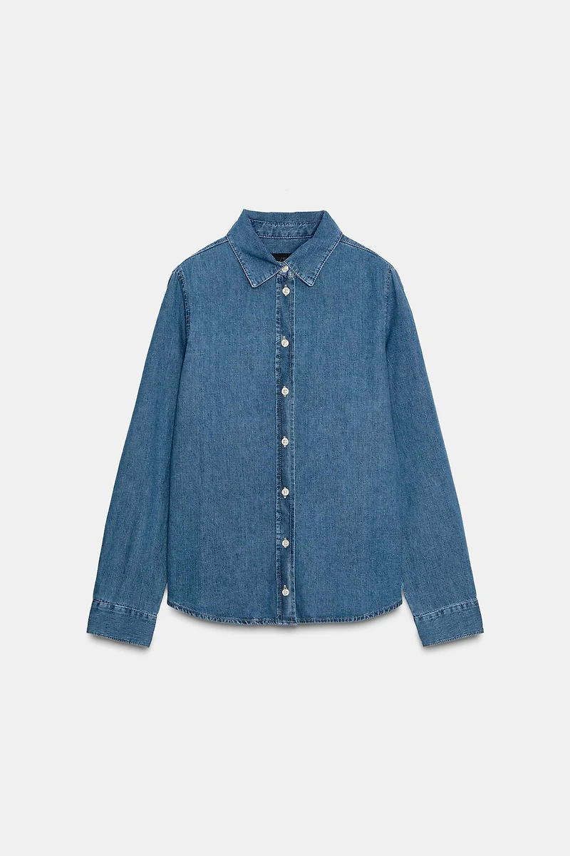 CHEMISE EN DENIM SLIM ZW COLLECTION