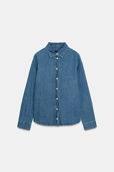 CHEMISE EN DENIM SLIM ZW COLLECTION