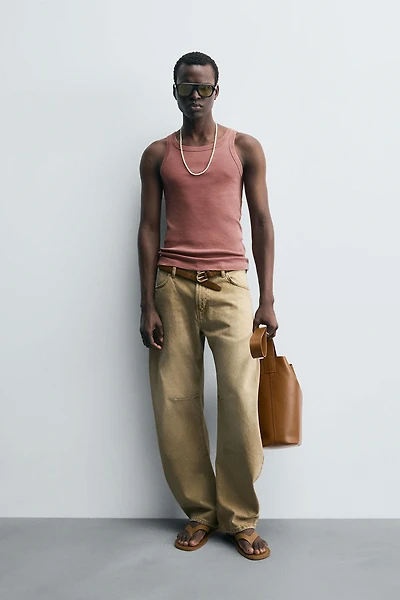 WASHED TANK T-SHIRT