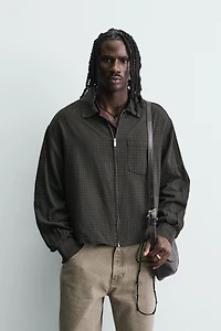 PLAID COTTON - LINEN SHIRT