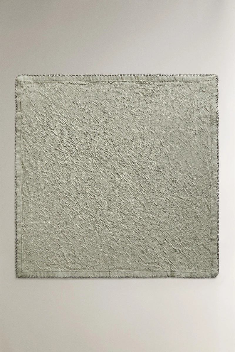 PACK OF PLAIN DYED THREAD NAPKINS (PACK 2)
