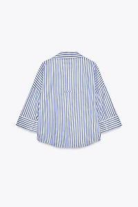WIDE SLEEVE POPLIN SHIRT
