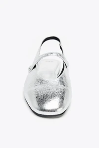 BALLERINES EFFET MÉTALLISÉ