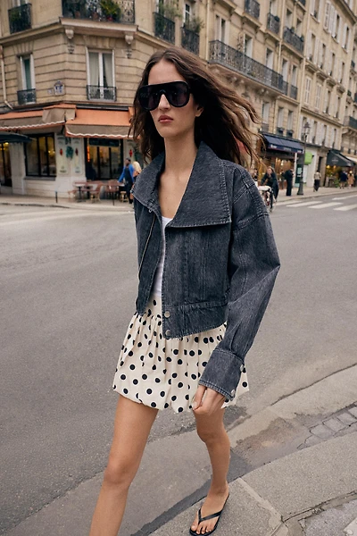 JUPE-PANTALON BALLON À POIS
