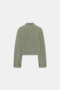 FITTED BUTTON JACKET