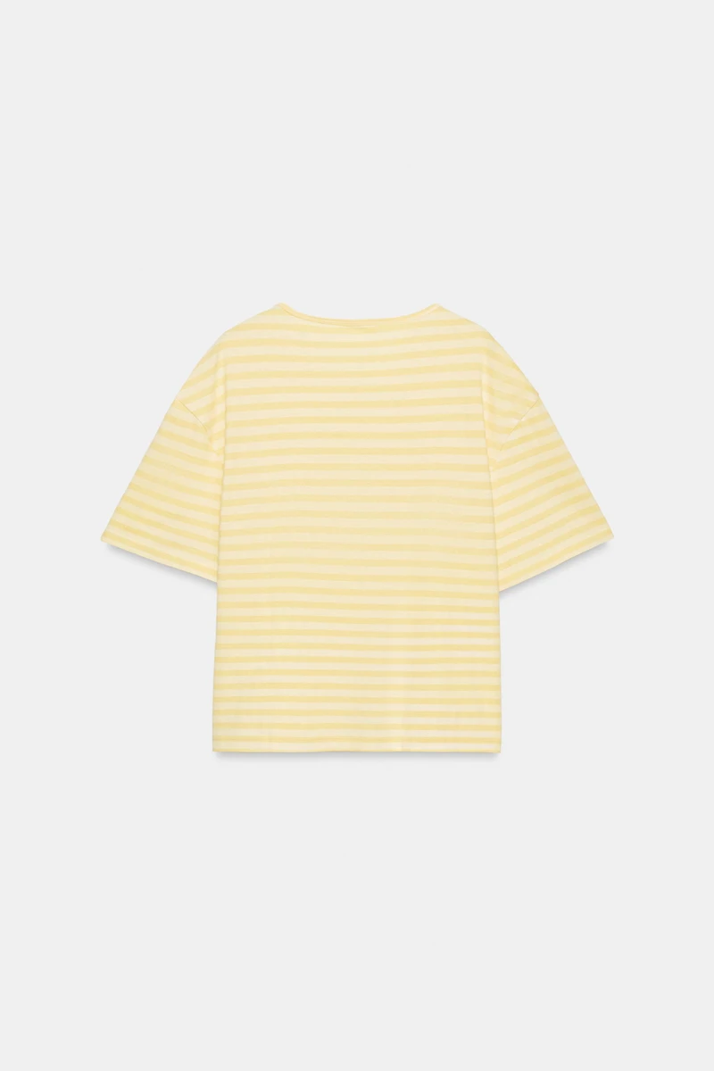 T-SHIRT RAYURES MANCHES COURTES