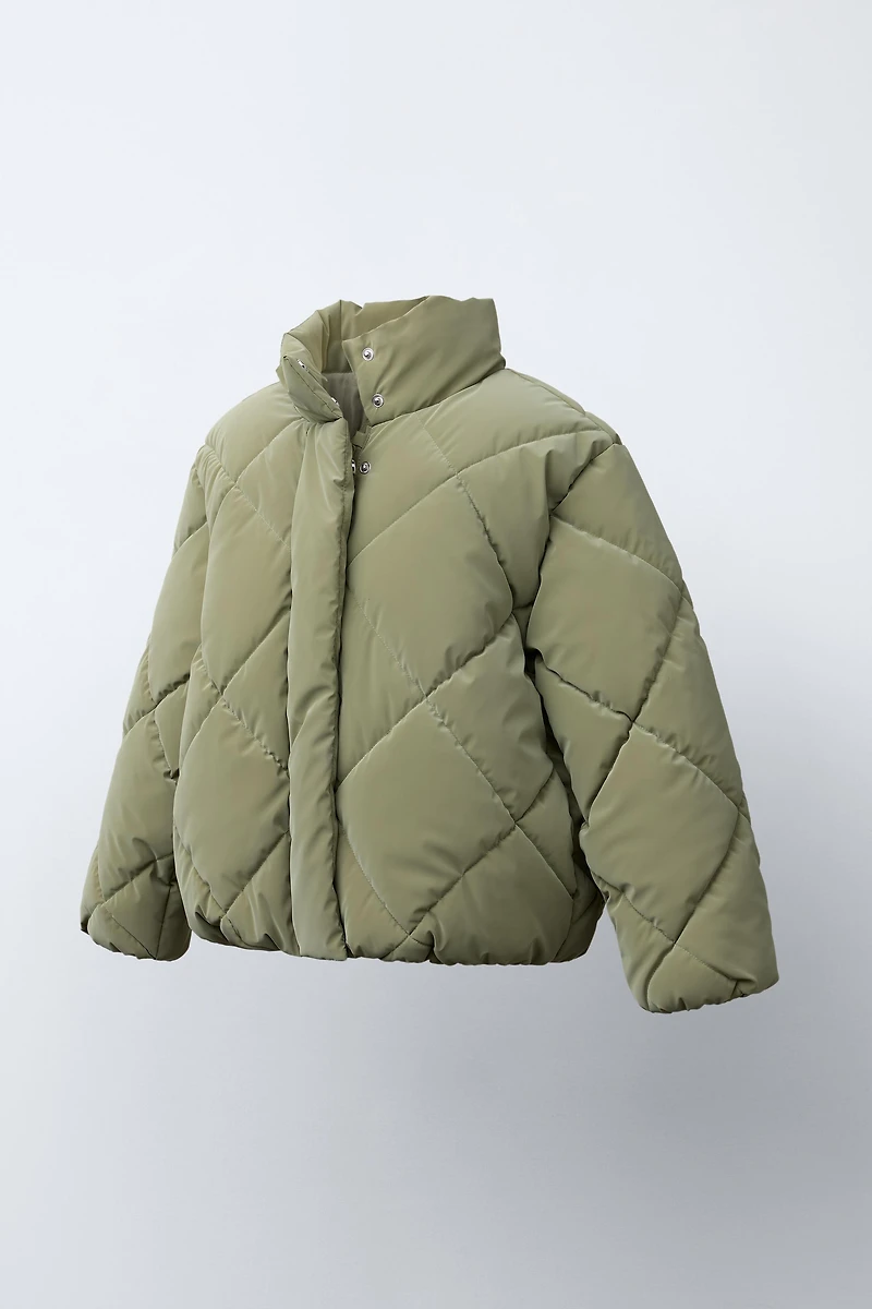 VESTE REMBOURRÉE EFFET GOMMÉ