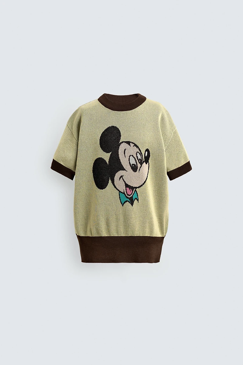 MICKEY MOUSE KNIT T-SHIRT HARRY LAMBERT FOR ZARA X DISNEY