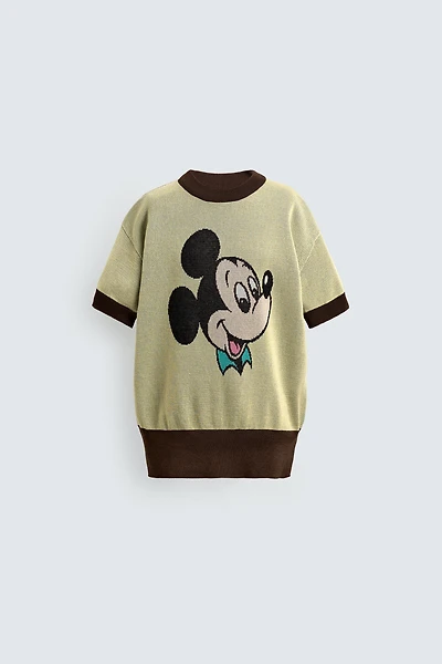 MICKEY MOUSE KNIT T-SHIRT HARRY LAMBERT FOR ZARA X DISNEY