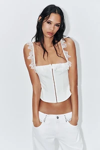 TOP STYLE CORSET EN DENTELLE