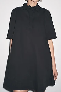 ZW COLLECTION POPLIN SHORT DRESS