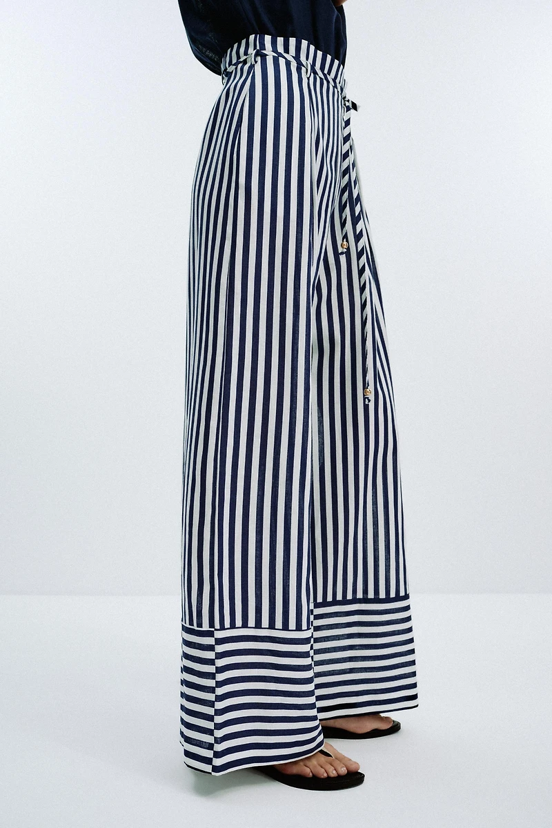 LINEN BLEND LONG JUMPSUIT