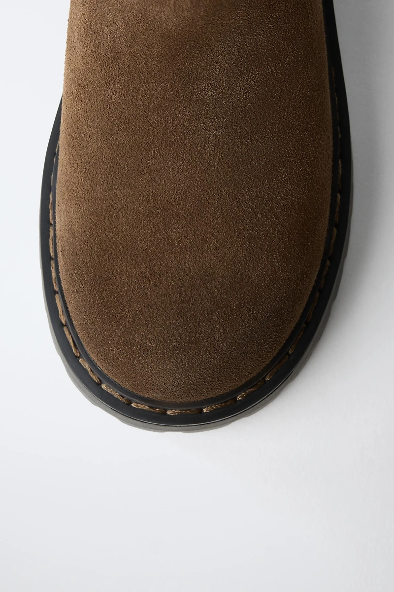 BOTTINES EN CUIR