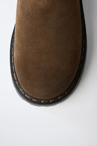 BOTTINES EN CUIR