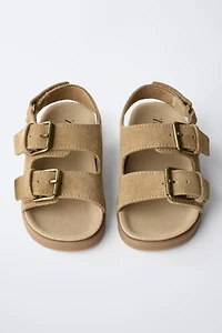 SANDALES EN CUIR