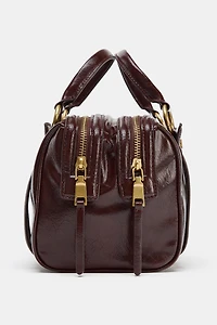 METALLIC DETAIL HANDBAG