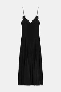 ROBE MIDI FLEURS EN TULLE