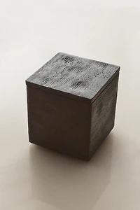 SMALL WOODEN BOX WITH LID