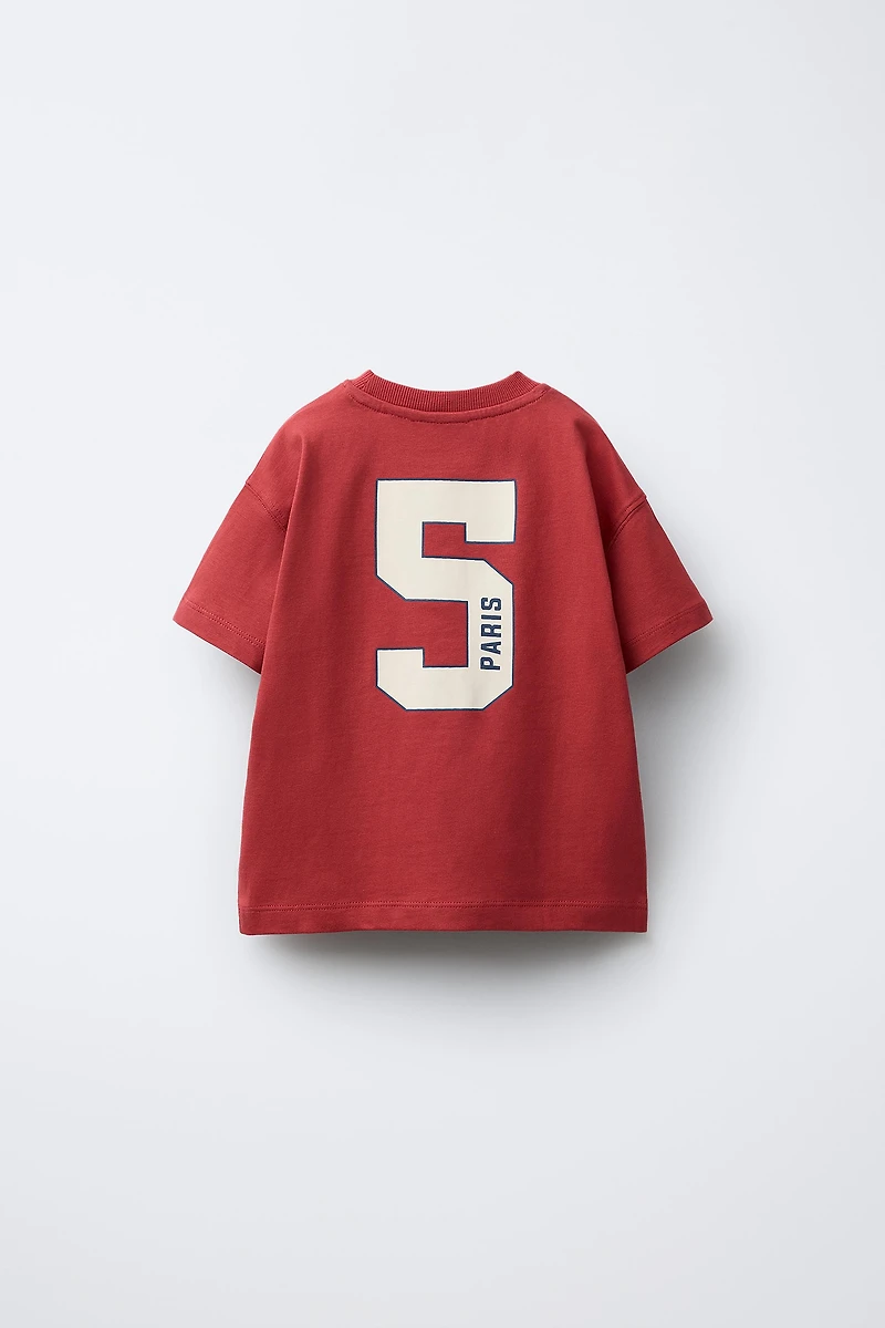 TEXT JOGGING T-SHIRT