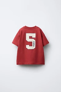 TEXT JOGGING T-SHIRT